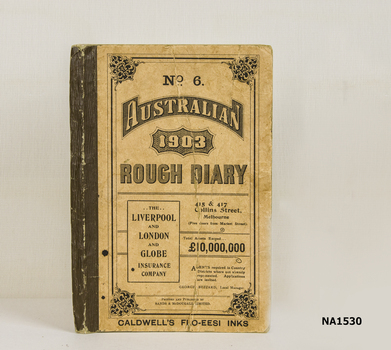 No. 6 Australian 1903 Diary