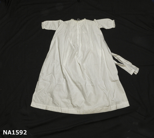 White cotton baby nightdress