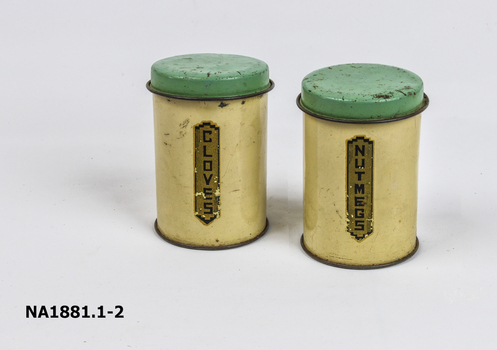 Two spice containers