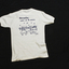 White cotton T shirt with 'Nunawading' and City of Nunawading logo on front. 
