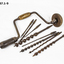 Brace is a U shaped frame with a wooden handle in centre,