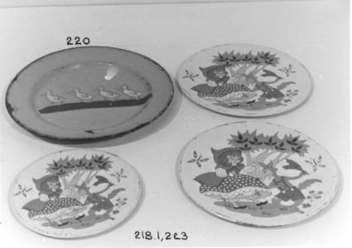 Blue metal plate 