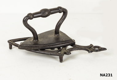 Iron on stand