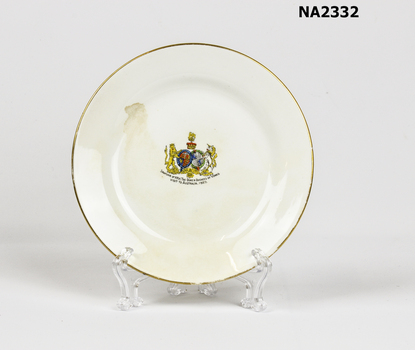 White china plate 