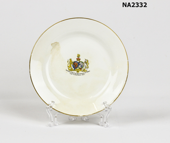 White china plate 