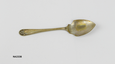 Small silver plated jam spoon