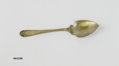 Small silver plated jam spoon