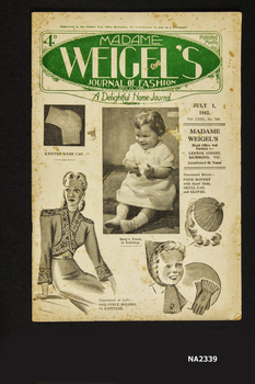 Booklet of fashion & home hints 'Madame Weigel's Journal of Fashion.
