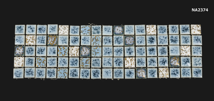 Small square tiles