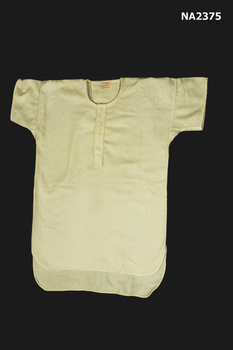 Man's flannel undershirt .
