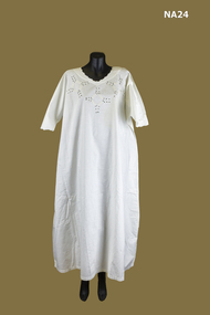 White linen nightdress. 
