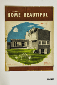 Soft covered book with illustration of house on front cover.