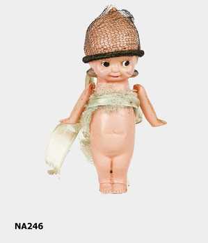 Pink celluloid Kewpie Doll 