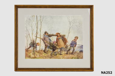 A framed picture