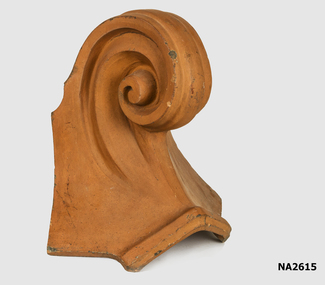 Terracotta roof finial