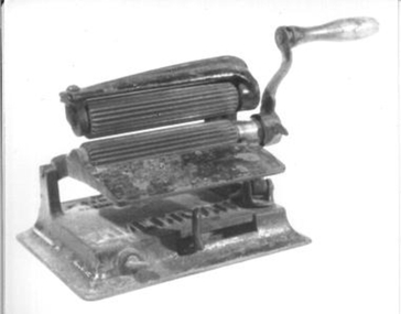 Machine - Crimping Iron, c1870