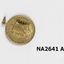 Gold plated medallion