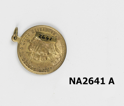 Gold plated medallion