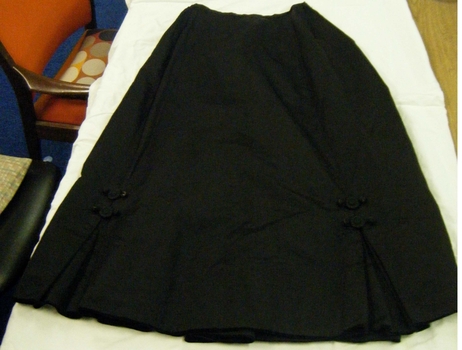 c 1880sA coat dress, cut on a Princess Line
