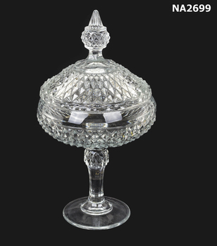 Glass comport