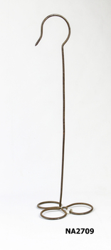 Wire spike for storing bills etc. 