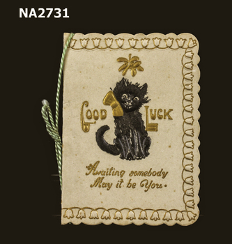 Christmas card in the form of a book.