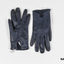 Pair of navy blue kid or doeskin women's gloves, 