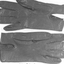 Pair of navy blue kid or doeskin women's gloves, 