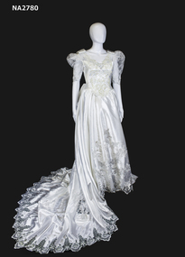 A wedding dress