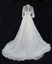 All over lace dress. Sweetheart neckline lined in silk.(back)