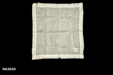 Textile - Cream Silk Handkerchief