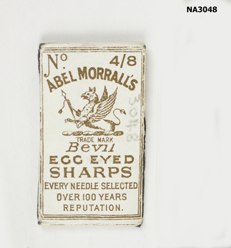 Packet of Egg eye shaped sharp sewing needle - size 4/8.