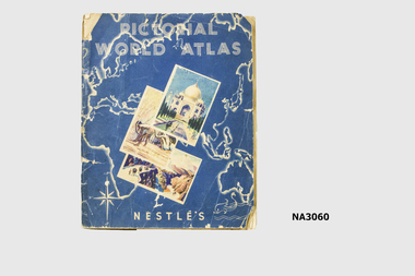 Pictorial World Atlas - a Nestles collectors album of cards of various country's of the world. See History.
