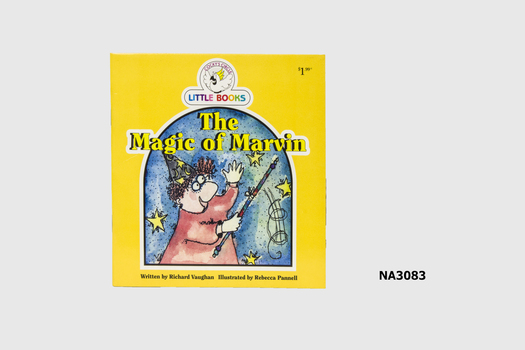A children's story book 'The magic of Marvin's. 