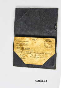 Identity card - in black leather cover