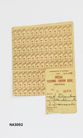 Card - Clothing Coupon Card