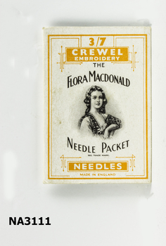 Packet of Crewel  Sewing Needles. Size 3/