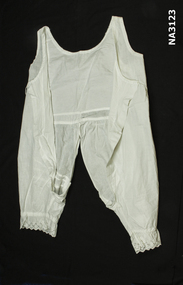 Clothing - White Cotton Pantaloons