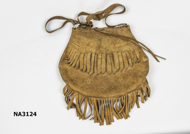 Accessory - Brown Handbag, Purchased by Robert Gardiner for his wife Barbara, a member of the Society