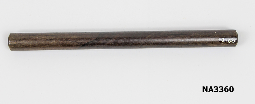Cylindrical wooden ruler