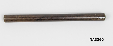 Cylindrical wooden ruler