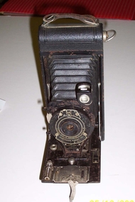 Kodak No. 1A Pocket Kodak black folding bellows camera.