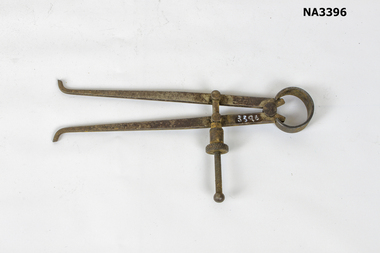 Calipers for measuring inside of holes.