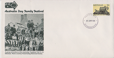Envelope stamped:- 'First day of issue, 26 Jan 1984, Nunawading Vic 3131'