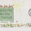 First Day cover with 41 cent stamp at upper right corner. Postmarked, 'Nunawading Vic. Aust. 3131 26 Jan 1990'.