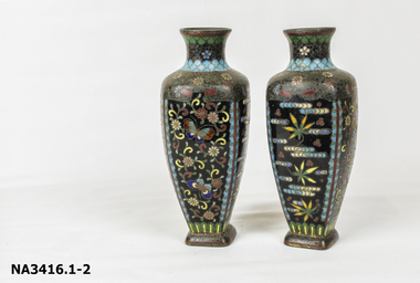 Enamel decorated Spice Vase