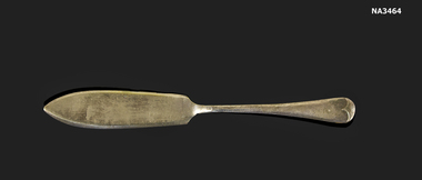 A silver plate butter knife