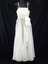 1930s cream nylon seersucker dance dress.