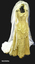 Used in 1950's for third wedding. Dress altered from the original dress made in 1886. 