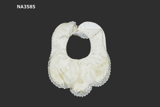 White cotton combination bodice and knickers, probably circa early 1900's.